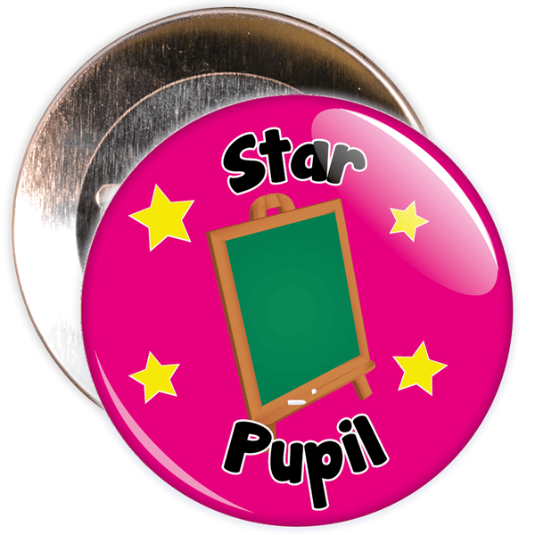 Star Pupil Badge (pink)