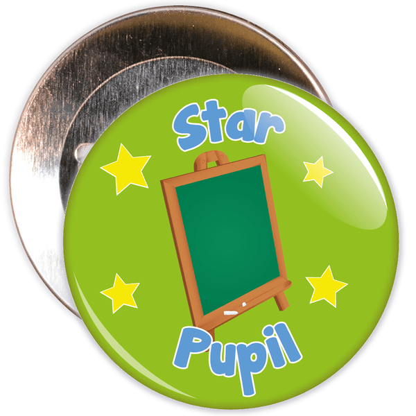 Star Pupil Badge (green)