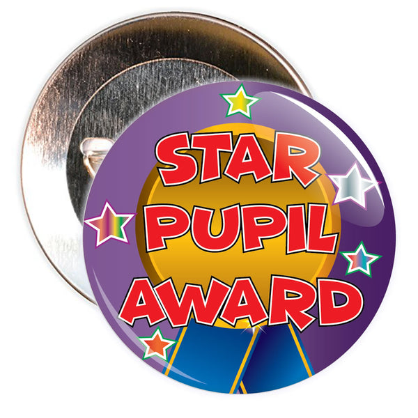 Purple Star Pupil Award Reward Reward Badge
