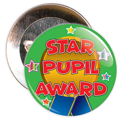 Green Star Pupil Award Reward Badge