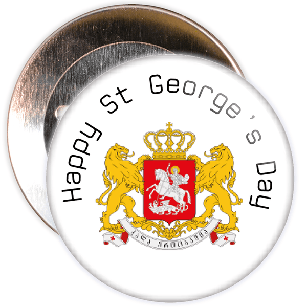 Happy St George's Day Badge