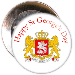 Happy St George's Day Badge