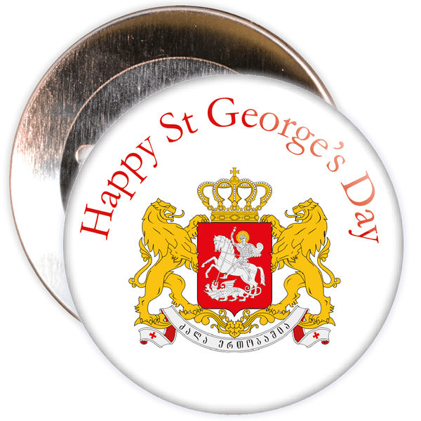 Happy St George's Day Badge