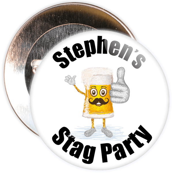 Personalised Stag Party Badge