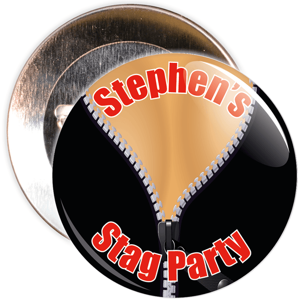 Custom Stag Party Badge