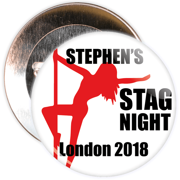 Stag Night Badge