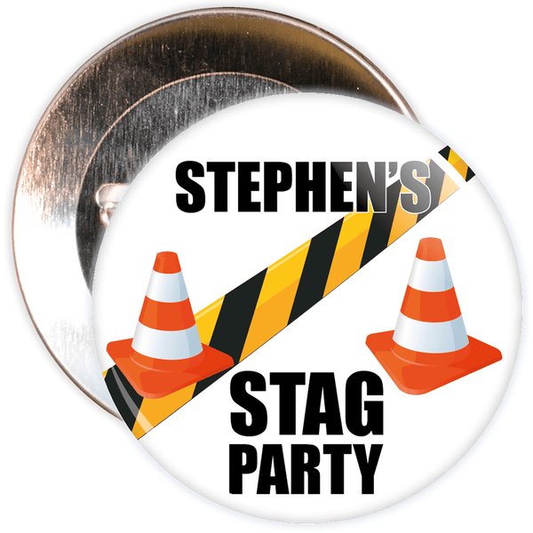 Custom Stag Party Badge