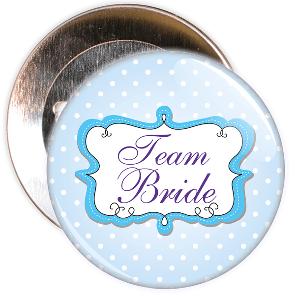 Blue Team Bride Hen Party Badge