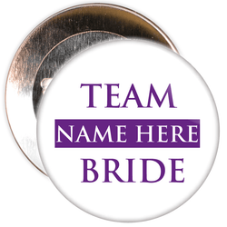 Customisable Team Bride Hen Night Badge