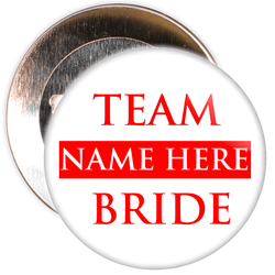 Customisable Team Bride Hen Night Badge