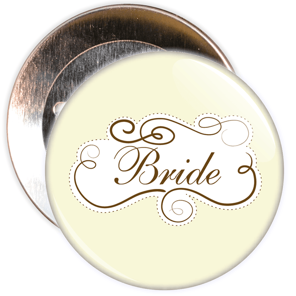 Cream Bride Hen Party Badge