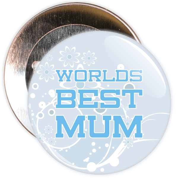 Worlds Best Mum Mother's Day Badge