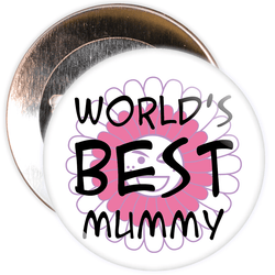 Worlds Best Mummy Mother's Day Badge