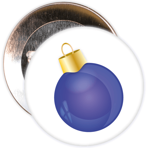 Christmas Baubel Badge